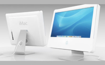 iMac de bureau modle 3D de l'ordinateur