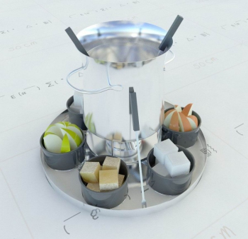 Exquise plateau de fruits alimentaire modle 3D