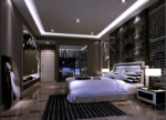 Aprs modle ultra 3D de chambre moderne