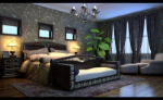 Ultra moderne chambre modles 3D