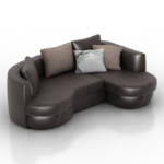 Canap cuir marron modle