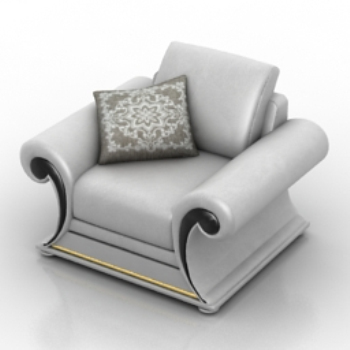 Modle blanc Fauteuil