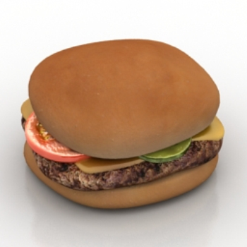 modle de burger de poulet