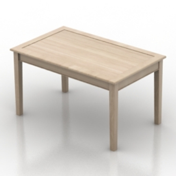 Simple modle de table en bois
