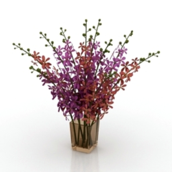 Fleurs modle 3D