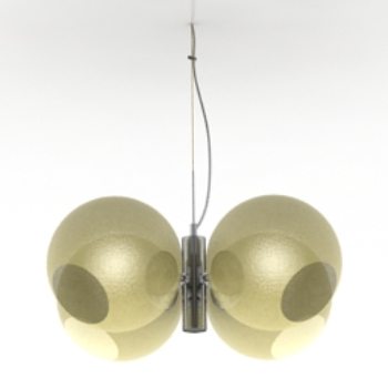  double paroi de lumire Applique modles 3D Max