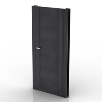 porte noire modle 3D Max