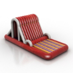 modle de chaise de massage rouge