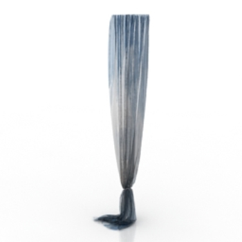 rideaux de sol bleus modles 3D