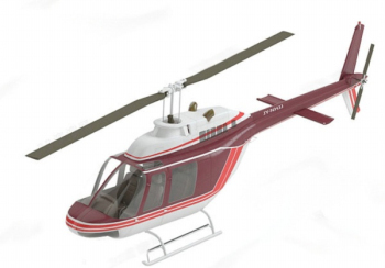 Hlicoptre modle 3D