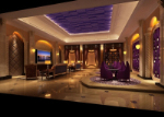Modle 3d de la vie de luxe europenne chambre