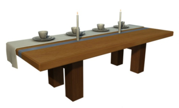 simples tables en bois modles 3d