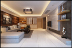 salon conception simple du modle 3D