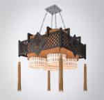coins de modles 3D des lustres de style chinois classique