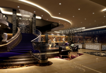Modle 3D de l'hôtel cinq toiles hall