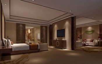 Chinois vivant  manger suites modle 3d de chambre