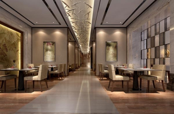 modles 3D modernes, un restaurant lgant