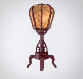 acajou lampe de bureau des modles 3d
