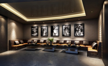 Un modle de salle de KTV grand bar