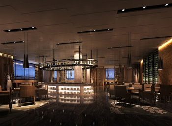 Bar design d'intrieur 3D modle