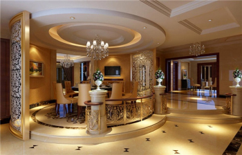 le restaurant offre luxe ensemble modle 3d
