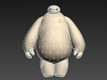 baymax 3d modle solide
