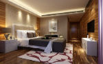 la chambre de style moderne en modle 3d