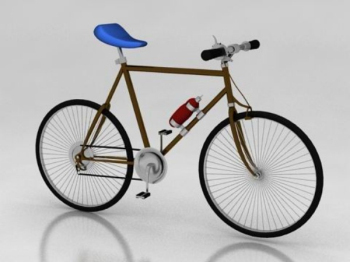 modle 3d sans sige arrire seul vlo
