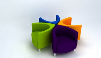 Divan color modle 3D
