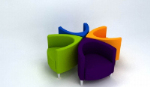 Divan color modle 3D