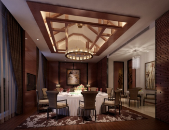 Forfait restaurant lgant modle 3D