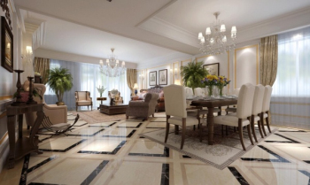 Moderne restaurant de style salon modle 3D