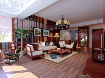 Salon Vintage modle 3d de style chinois