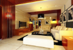 Modle 3d moderne grand salon de luxe