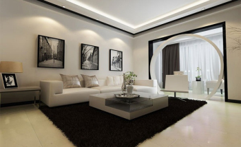 L'art de la simplicit la maison salon modle 3D