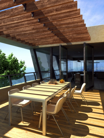 Modle 3d restaurant en plein air