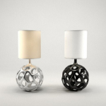 Boules Creative lampe de mtal de modle 3D dentaire