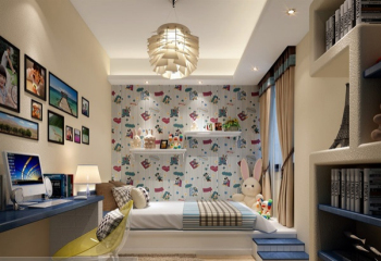 Plein de chambre le modle 3D des enfants espigles