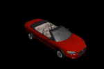 Sport rouge modle de voiture 3D