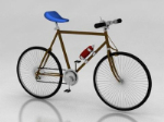 Sans recul seul vlo modle 3D
