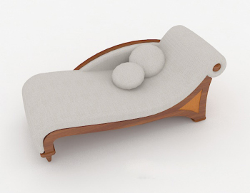Personnalit simple recliner modle 3d