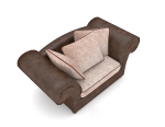 Accueil brun fonc modle canap simple 3d