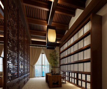 Étude de plafond en bois modle 3d