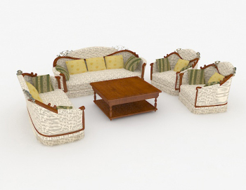 Canap d'accueil personnalis modle 3d