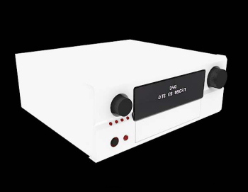 Moderne, blanc, DVD, joueur, 3D, modle