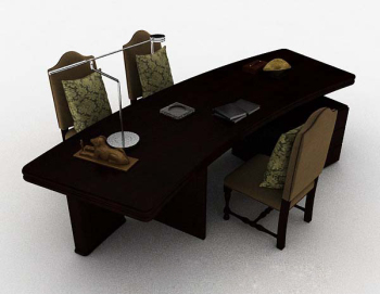 Modles 3D de meubles de bureau haut de gamme