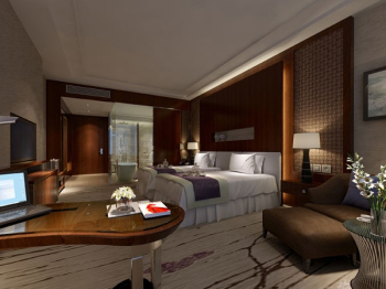 hôtel de luxe chambre standard modle 3D