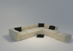 modle populaire canap 3D