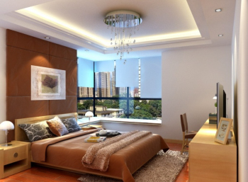 chambre lumineuse rendus de conception 3D