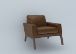 Retro divan modle 3D